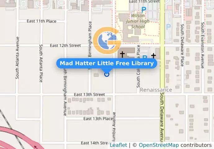 Mad Hatter Little Free Library